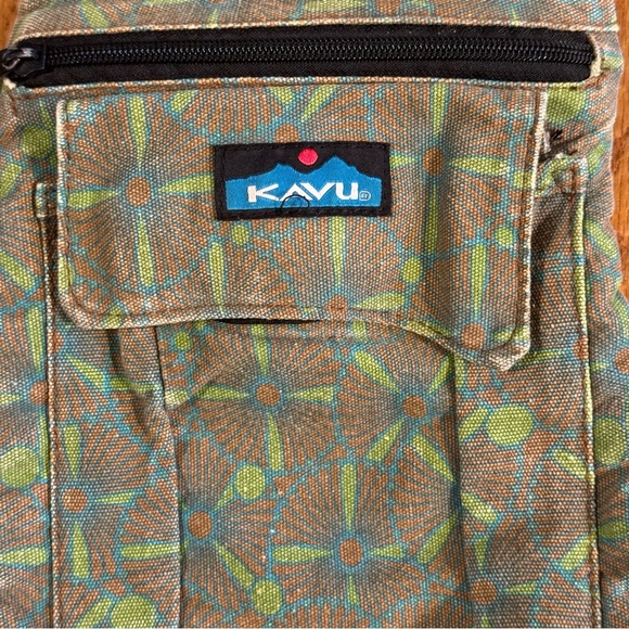 KAVU Small Green and Black Bag - Picture 2 of 5